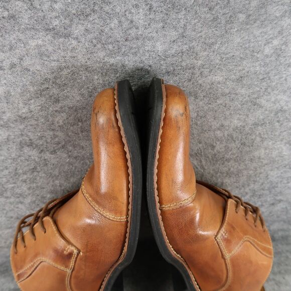 Sandro Moscoloni Shoes Mens 11 Oxford Cap Toe Classic Leather Dress Formal Brown - Picture 9 of 14